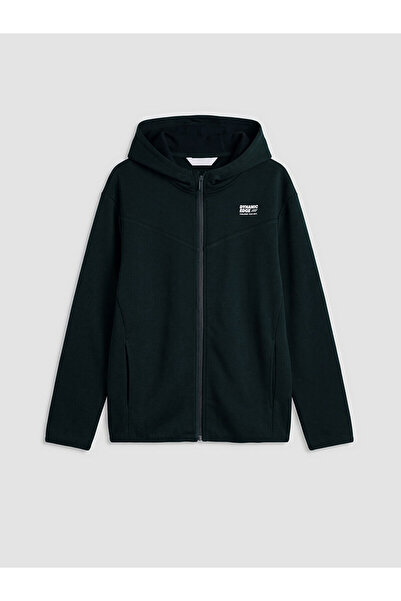 LC Waikiki Lucky Special Selection Printed Boys' Zipper Sweatshirt