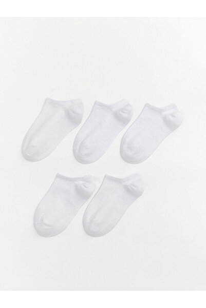 LC Waikiki White Women's Sneaker Socks 5-Pack