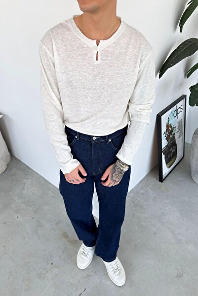 HAFKAGİYİM Біла сорочка з м'яким коміром та ґудзиками