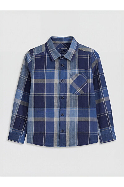LC Waikiki Vizyon New Season Μακρυμάνικο Αγορίστικο Πουκάμισο με Καρό Σχέδιο