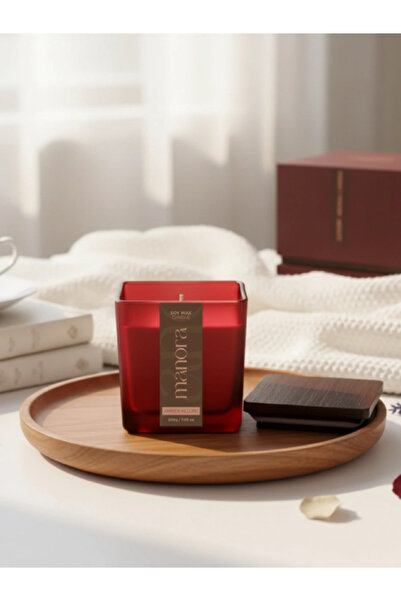 Manora Lumanare parfumata Amber Allure din ceara de soia