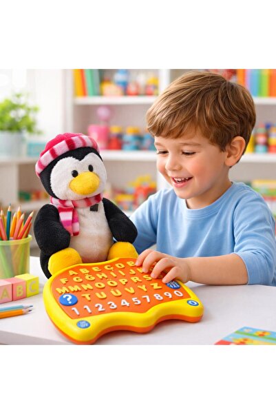 ydn Konusan Penguen Eğitici İlk Tabletim Sesli ,Soru Cevaplı Eğitici Klavyeli