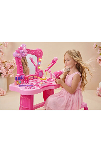 Vanity طاولة مكياج تسريحة أطفال واقعية كبيرة