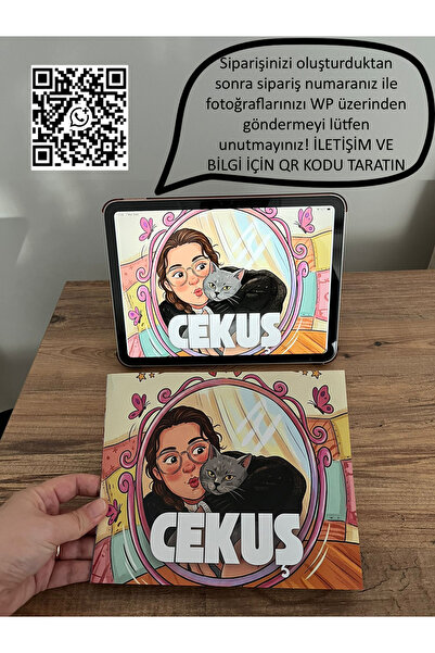 mes store Kişiye Özel Kişiselleştirilmiş Hediye Kitap Dergi Özel Tasarım 12 S...