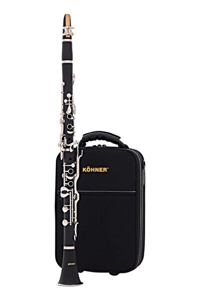 KÖHNER CLN-102 4 Yüzük, Amati Sistem Sol Klarnet (EBONİT GÖVDE)