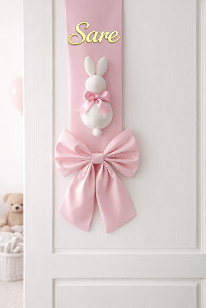 Yavuz Süs Çift taraflı tavşanlı kapı süsü fiyonku