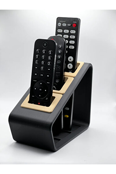 Genç 3D Organizator pentru telecomenzi cu 3 compartimente - Suport organizato...