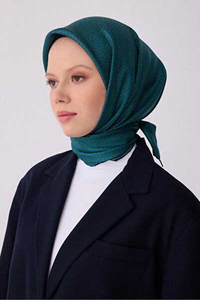 Belli وشاح تويل حرير 4317-85 أخضر بترولي