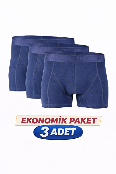 tekstill avm tekstill biziz Ceylanoğlu Erkek Pamuk Likralı Boxer 3'lü Ekonomi...