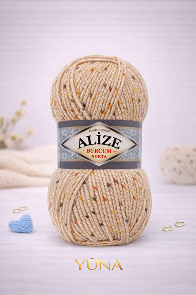 Alize Burcum Nokta Medium Thick Knitting Yarn 5887