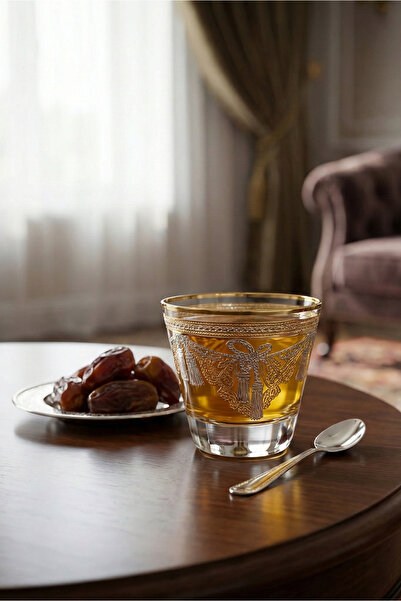 SQUALO Decorative Sheer Glass Coffee Cup Set – 12 Pieces for Hospitality