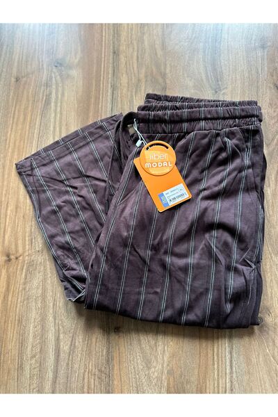 Jiber قماش مودال قطن بيجامة رجالية مريحة وناعمة بطبقة واحدة من قماش يشبه الرم...