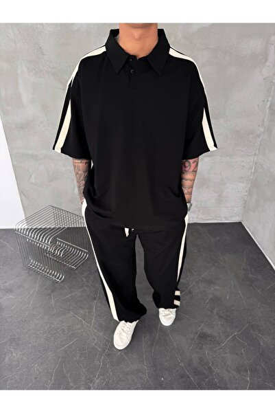 Mio Boutiques Piped Tracksuit Set