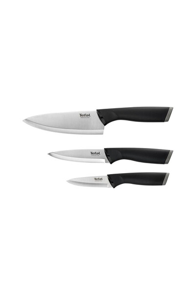 TEFAL Comfort 3 Parça Paslanmaz Çelik Ergonomik Mutfak Bıçak Seti