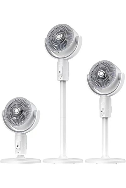 Genaric مروحة أرضية قابلة لتعديل الارتفاع مع جهاز تحكم عن بعد - مروحة دوارة م...