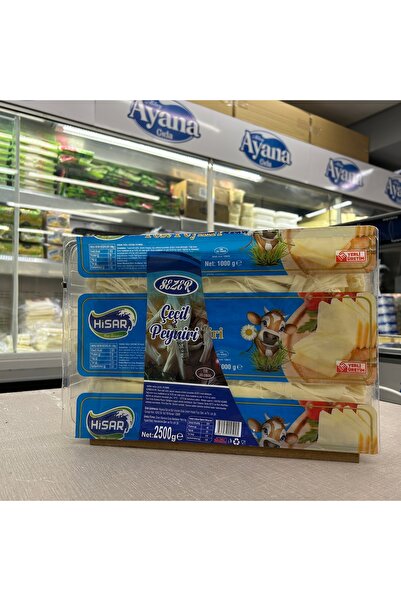 Hisar 2.5 Kg Kuvet Çeçil Peyniri