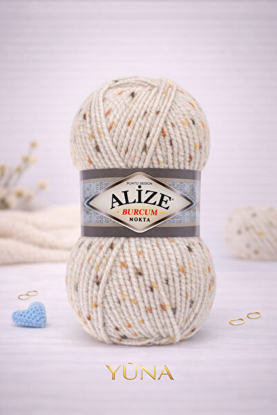 Alize Burcum Nokta Medium Thick Knitting Yarn 5872