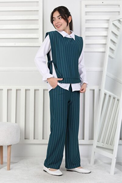 ARBİ kids Costum elegant din trei piese de sărbătoare, de calitate, pentru fe...