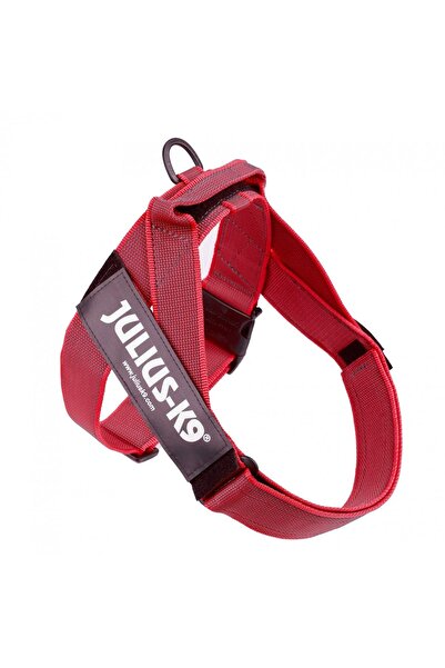 Julius K9 Ham ajustabil, rosu, cu elemente reflectorizante, circumferința pie...