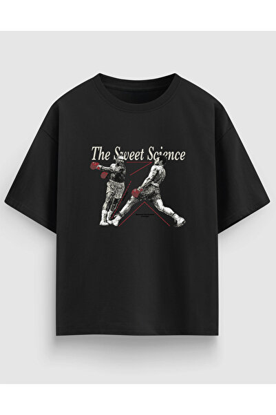 YOLO STREET The Sweet Science Boxing Μπλουζάκι Oversize με στάμπα, 100% Βαμβά...