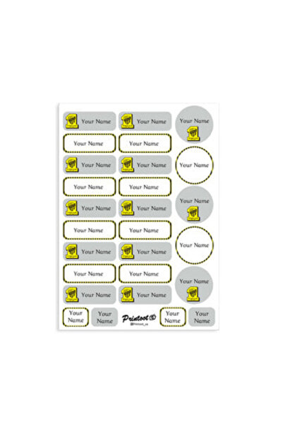 Printoot ملصقات الاتحاد التي تتميز بأيقونات كرة قدم فنية وفينيل لاصق عالي الجودة