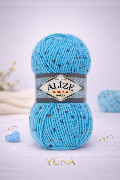 Alize Burcum Nokta Medium Thick Knitting Yarn 5819