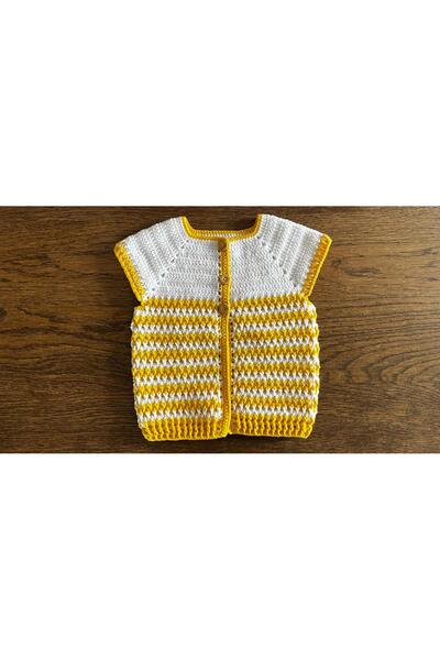 eclora design EL ÖRGÜSÜ BEBEK YELEĞİ 6-18 AY