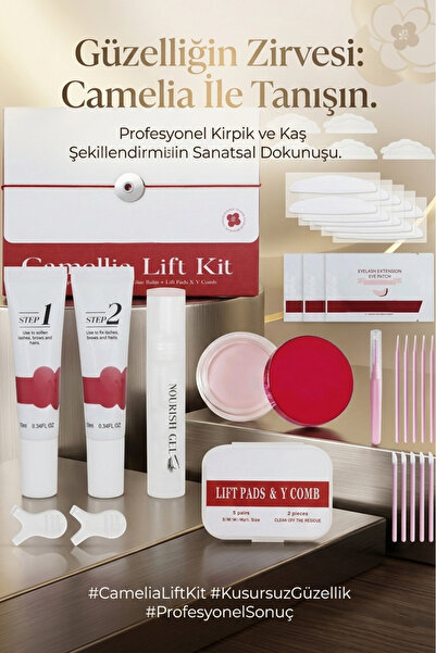 Transformacion Kamelya Sisteamin Kore Tipi Yapıştırıcısız Kirpik Lifting Kiti...