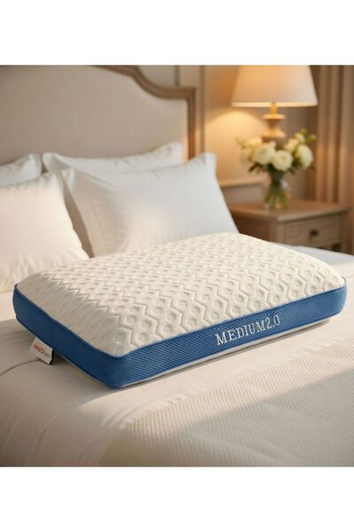 tanış home Premium Orta Sert Ortopedik Visco Boyun Destekli Uyku Yastığı – Ne...