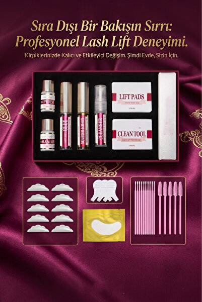 Transformacion Kirpik Lifting Seti - 5-8 Dakikada Hızlı ve Kalıcı Kıvrım 8 Ha...