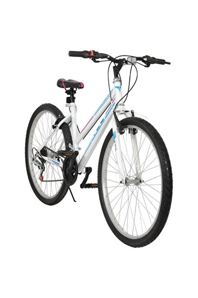 AyrStore Bisiklet Vision Tec Eros 24" Jant 21 Vites Kadın Dağ Bisikleti Beyaz...