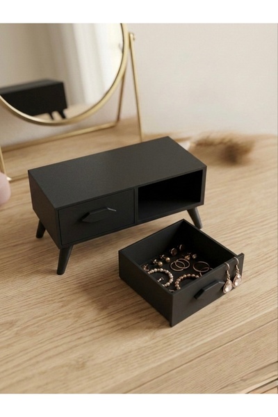 hediyesepetinde ✨   Mini Drawer Jewelry Organizer – Tabletop Jewelry Box & Ma...