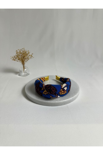 MegssStore Patterned Knotted Crown Hair Band