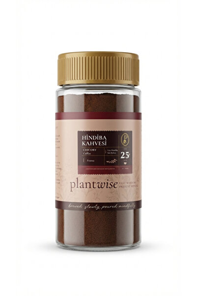Plantwise Hindiba Kahvesi | %80 Hindiba %20 Kahve | Detox | 100g Cam Kavanoz