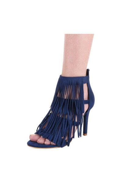 Lemon Tree navy sandals, navy blue color,