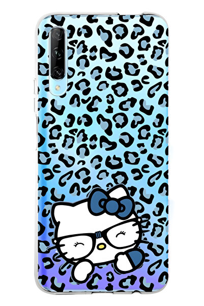 FLAMENKO حافظة هاتف شفافة متوافقة مع هاتف هواوي بي سمارت برو كيتي منقوش