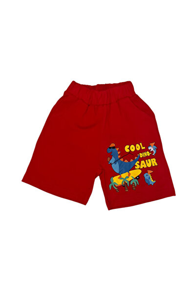 NR NarRengi Elastic Waist Pocketed Cotton Pack Children's Shorts