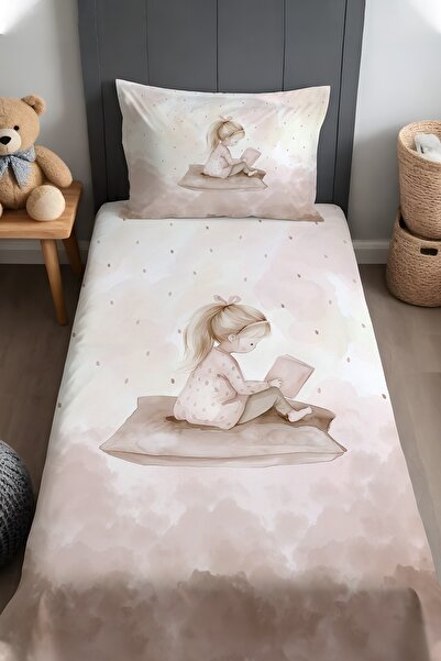 EVPANYA Dream Clock Patterned Bedspread and Pillowcase