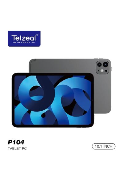 TELZEAL جهاز لوحي P104 بنظام أندرويد، شاشة 10.1 بوصة، كاميرا مزدوجة بدقة 13 م...