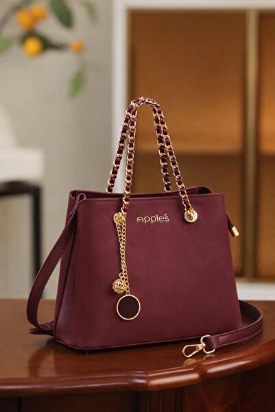 Generic Women’s Elegant Handbag Gold Chain Handle Synthetic Suede Leather Sho...