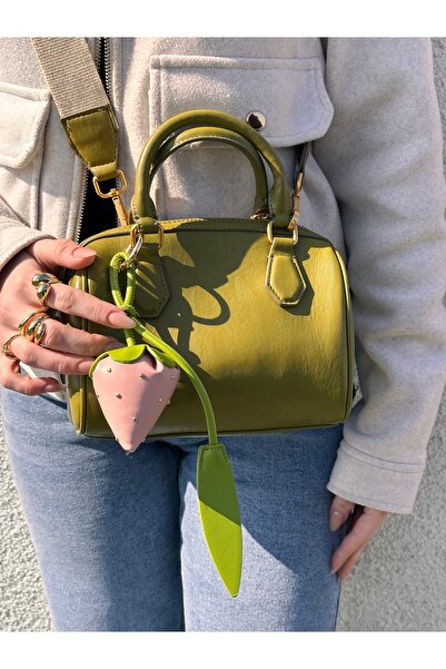 Charmist Faux Leather Strawberry Bag Charm Bag Accessory