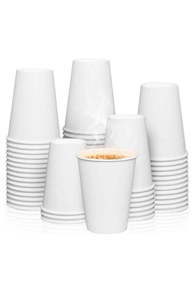 Quality أكواب ورقية 50 قطعة، أكواب ورقية للقهوة سعة 8 أونصة، أكواب ورقية للمي...