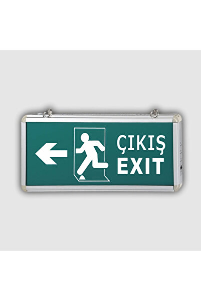 Cata Ct-9170 Exit Acil Çıkış Levhası Şarjlı Sola Yön Göstergeli