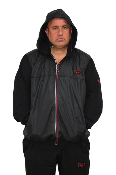 Ramon Miele Men's Large Size Hooded Tracksuit Set
