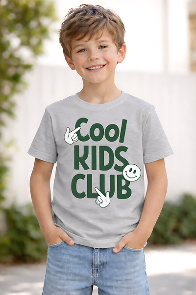 ArtYus Cool Kids Club με τύπωμα Unisex Παιδικό T-Shirt – Καλοκαιρινό Παιδικό ...