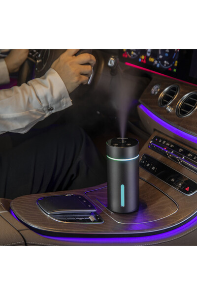 Noriyen 260ml USB Araba Bardaklığına Uyumlu Mini Hava Nemlendirici Ultrasonik...