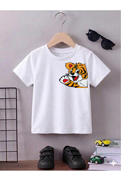 bahar uğurlu Παιδικό μπλουζάκι με στάμπα λιοντάρι