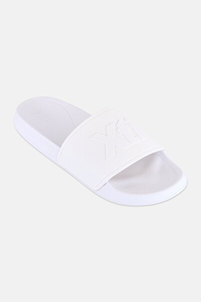 XTI حذاء نسائي سهل الارتداء بشعار العلامة التجارية، أبيض