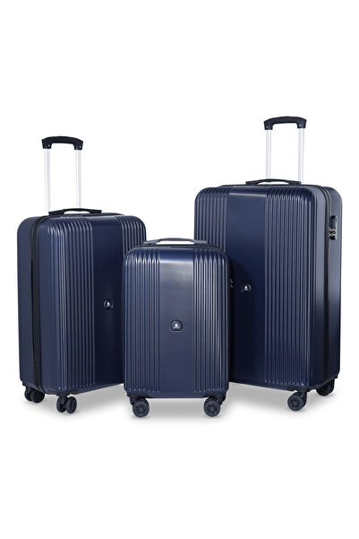 Space Luggage Set 3 PCS ABS Material, Spinner Wheels & Lightweight for Travel...