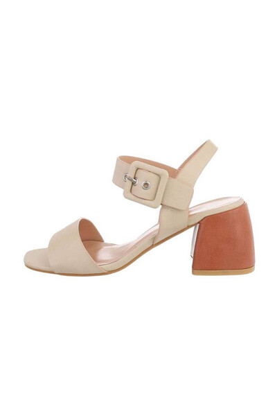Mulanka P667 sandals, beige color,